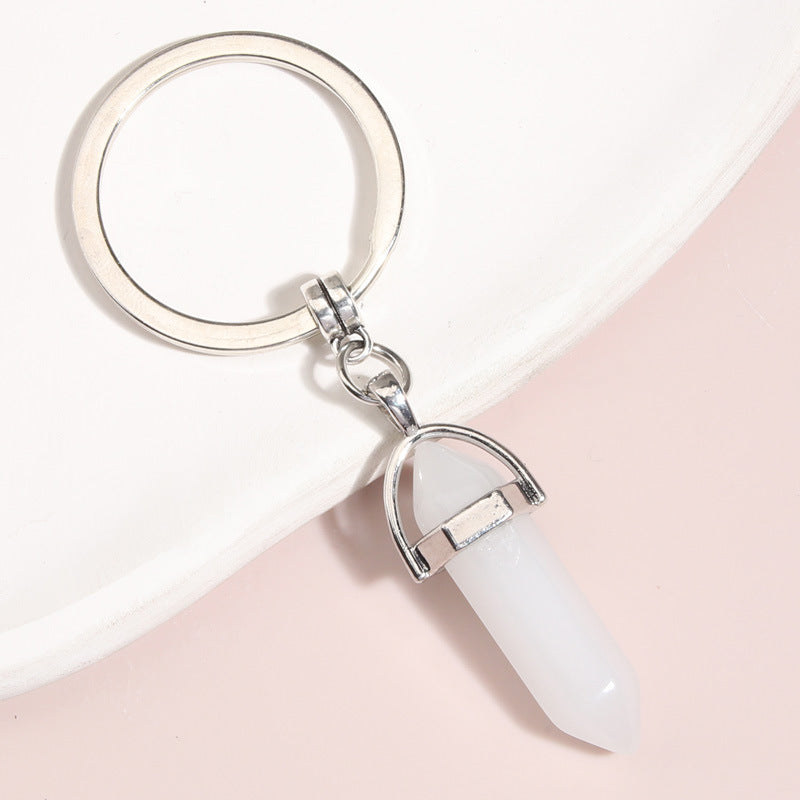 Wholesale 10PCS  Crystal Colorful Hexagon Key